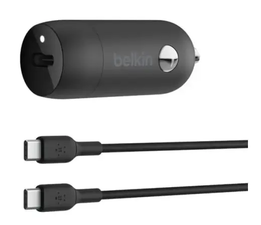 Car charger 30W PD PPS + cable usb-c