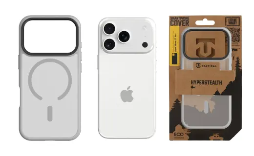 Tactical MagForce Hyperstealth Cover for iPhone 17 Pro Light Grey Foto 2