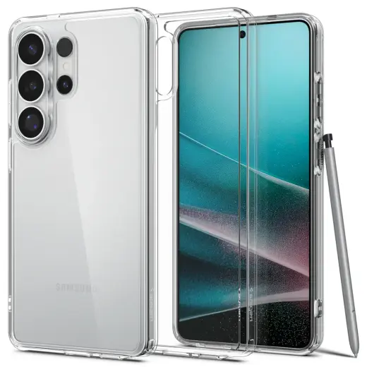 Spigen Ultra Hybrid telefono dėklas Samsung Galaxy S26 Ultra (S948) skaidrus