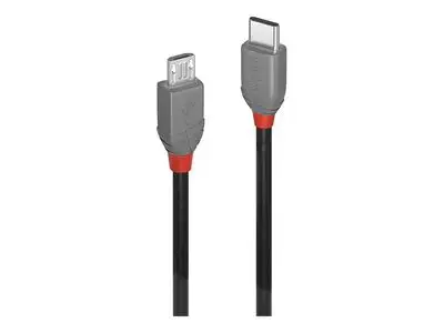 Lindy Anthra Line - USB-C cable - 24 pin USB-C to Micro-USB Type B - 2 m