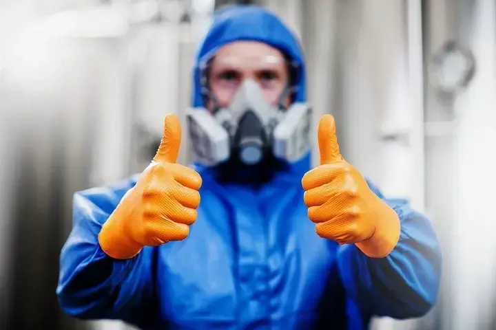 Nitrile gloves GoGrip  orange size XL, 50 pcs