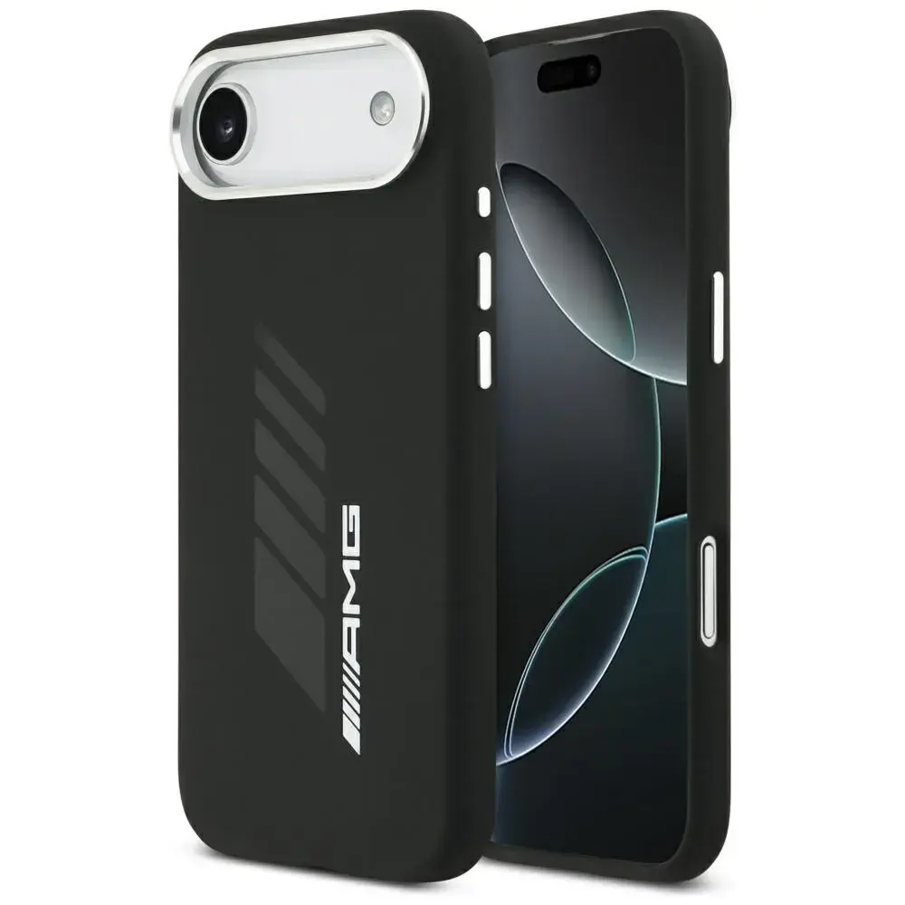 AMG Silicone Oversize Rhombs MagSafe Case for iPhone Air Black