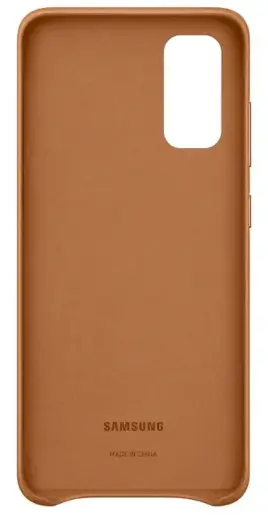 EF-VG980LAE Samsung Leather Cover for Galaxy S20 Brown