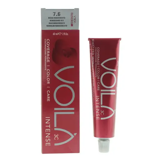 Intercosmo, Voila 3C Intense, Permanent Hair Dye, 7.6 Renaissance Red, 60 ml