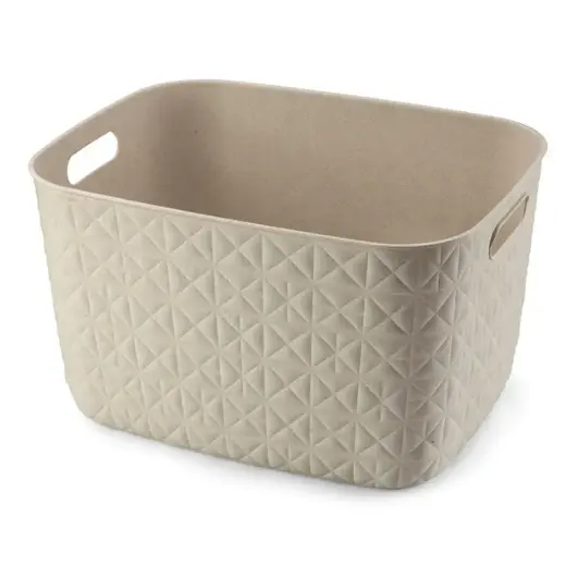 Korv Softex L 19L 37,9x29,2x22,1cm kriidivalge