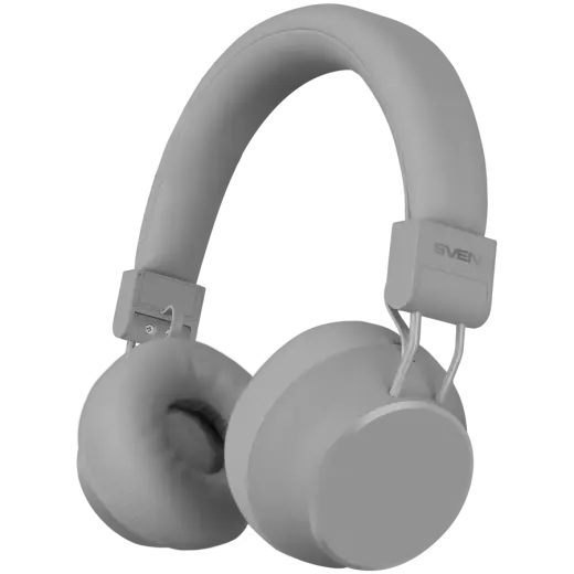 Wireless stereo headphones with microphone SVEN AP-B710MV, gray (Bluetooth, ANC, APP, 3 mics, 500mAh )