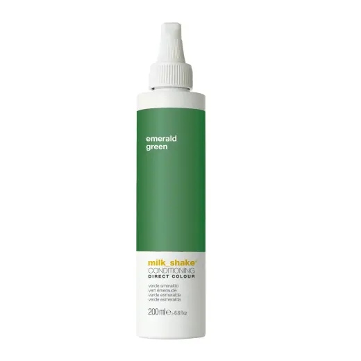 Milk Shake, Direct Colour, Ammonia-Free, Hair Colour Conditioner,  Emerald Green, 200 ml