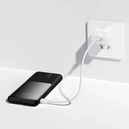 Baseus Elf Digital Display Power Bank Fast Charging 10000mAh 22.5W Black (PPJL010001)