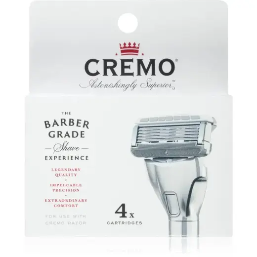 Cremo Accessories Cartridges Replacement Blades 4 Pieces