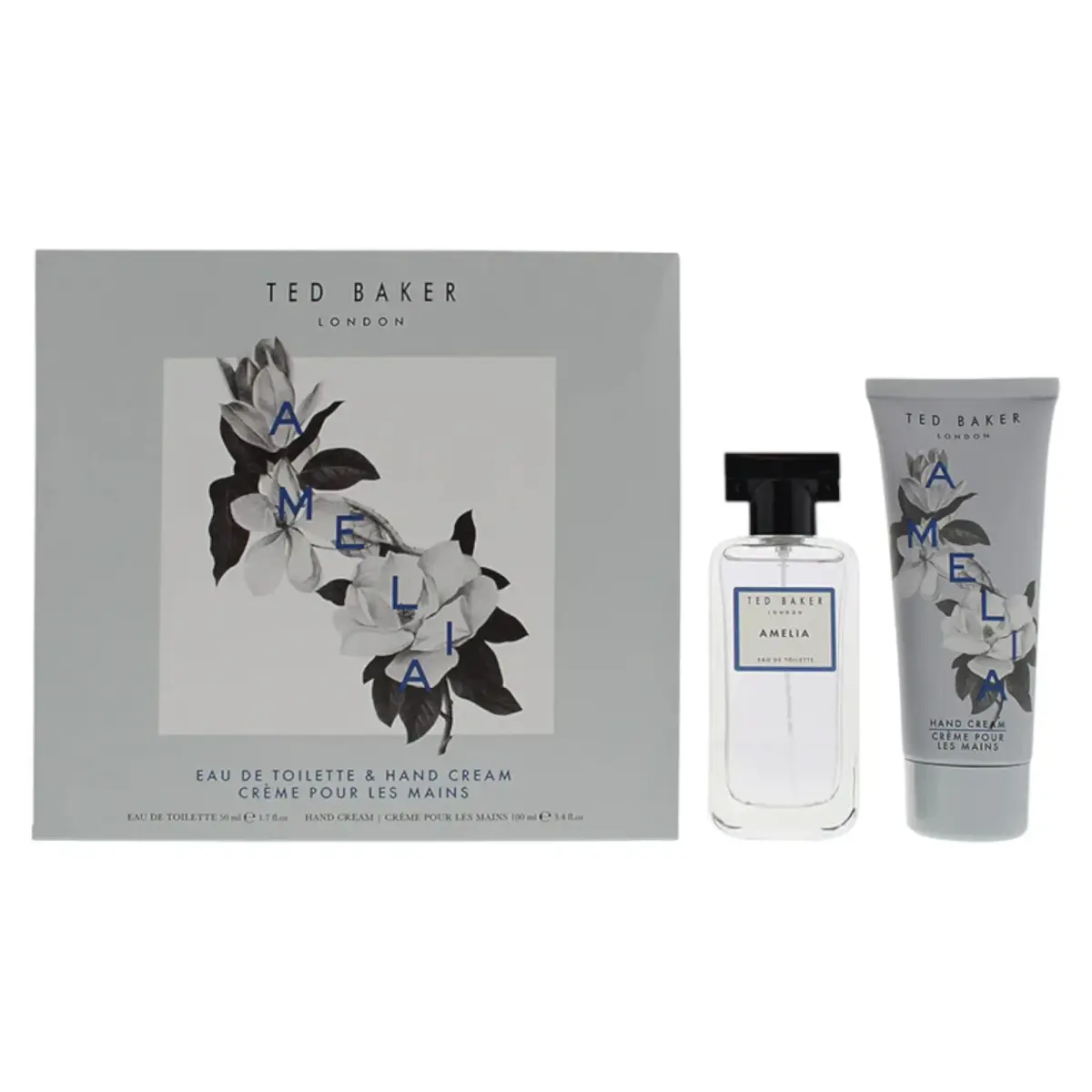 Set Ted Baker: Amelia, Eau De Toilette, For Women, 50 ml + Amelia, Hydrating, Hand Cream, 100 ml