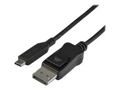StarTech.com 3.3ft|1m USB C to DisplayPort 1.4 Cable Adapter - 8K|5K|4K USB Type C to DP 1.4 Monitor Video Converter Cable - HDR|HBR3|DSC - external video adapter - black