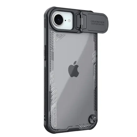 Nillkin Iceblade Prop чехол с подставкой и поддержкой MagSafe для телефона iPhone 16e чёрный