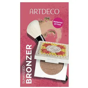 Artdeco Bronzing Powder St. Tropez & Powder Brush Set - Sada bronzeru a štětce