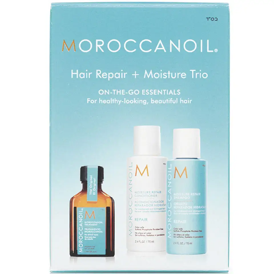 Moroccanoil Moisture Repair on the Go Essentials Gift Set 25 Ml + 2 X 70 Ml