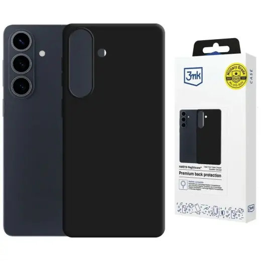 3MK Hardy MagSilicone Case for Samsung Galaxy S26 Black