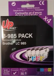 UPrint Brother LC985 4 Pack BK / C/ M/ Y