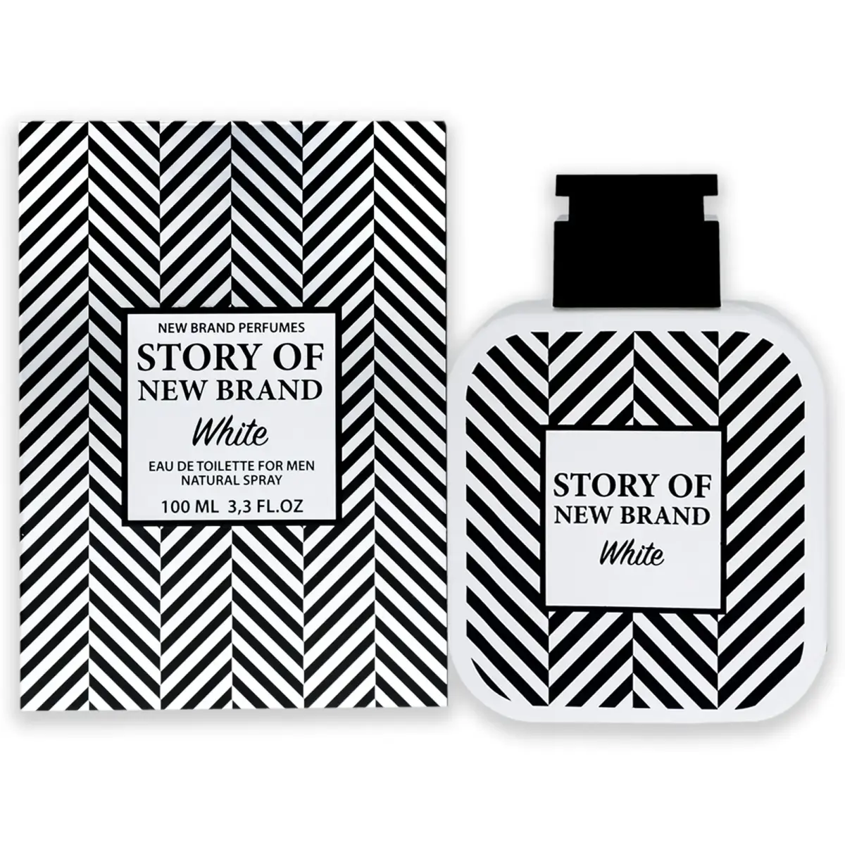 New Brand, Story Of New Brand White, Eau De Toilette, For Men, 100 ml