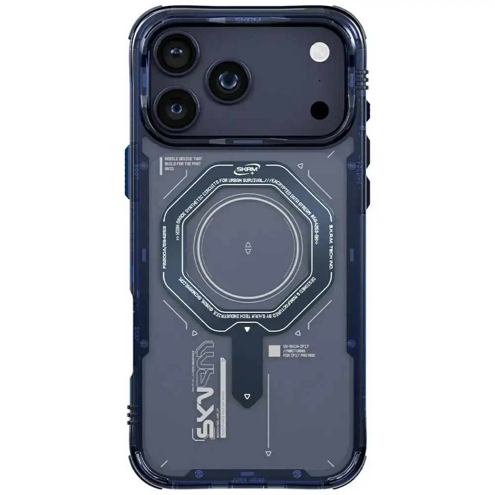 Skinarma Magma maciņš telefonam iPhone 17 Pro zils