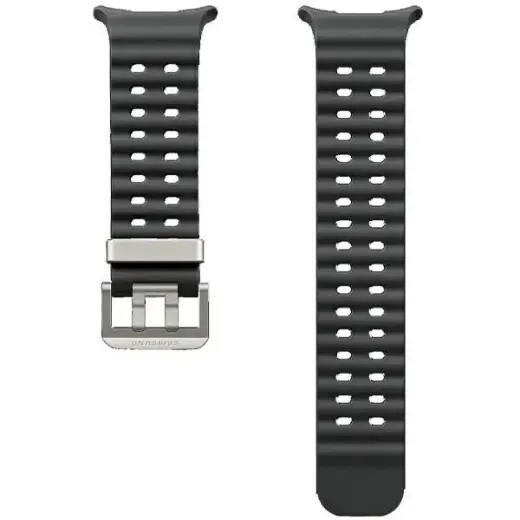 Samsung Marine Band viedpulksteņa siksniņa priekš Galaxy Watch Ultra | silikons | pelēka