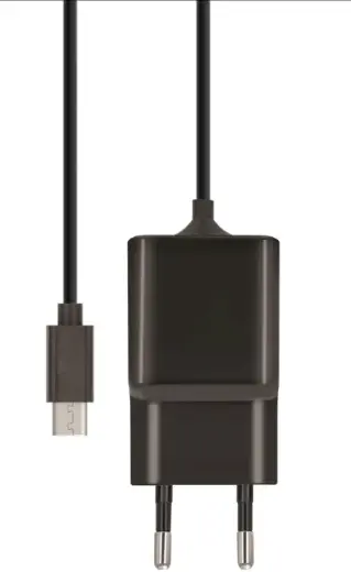 Maxlife MXTC-03 1A USB Tīkla Lādētājs + Micro USB Kabelis Melns