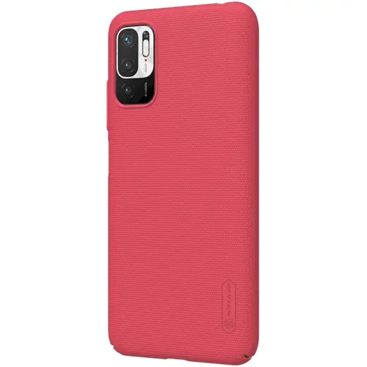 Nillkin Super Frosted maciņš telefonam Xiaomi Redmi Note 10 5G | POCO M3 Pro 5G sarkans