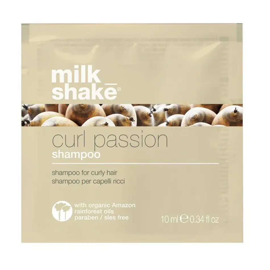 Milk Shake, Curl Passion, Paraben-Free, Hair Shampoo, Softness & Manageability, 10 ml