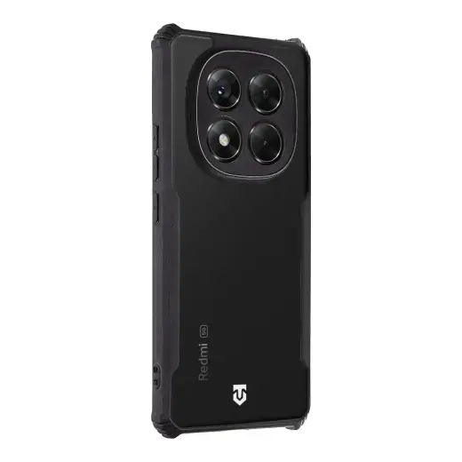 Tactical Quantum Stealth Cover for Xiaomi Redmi Note 14 Pro 5G Clear|Black