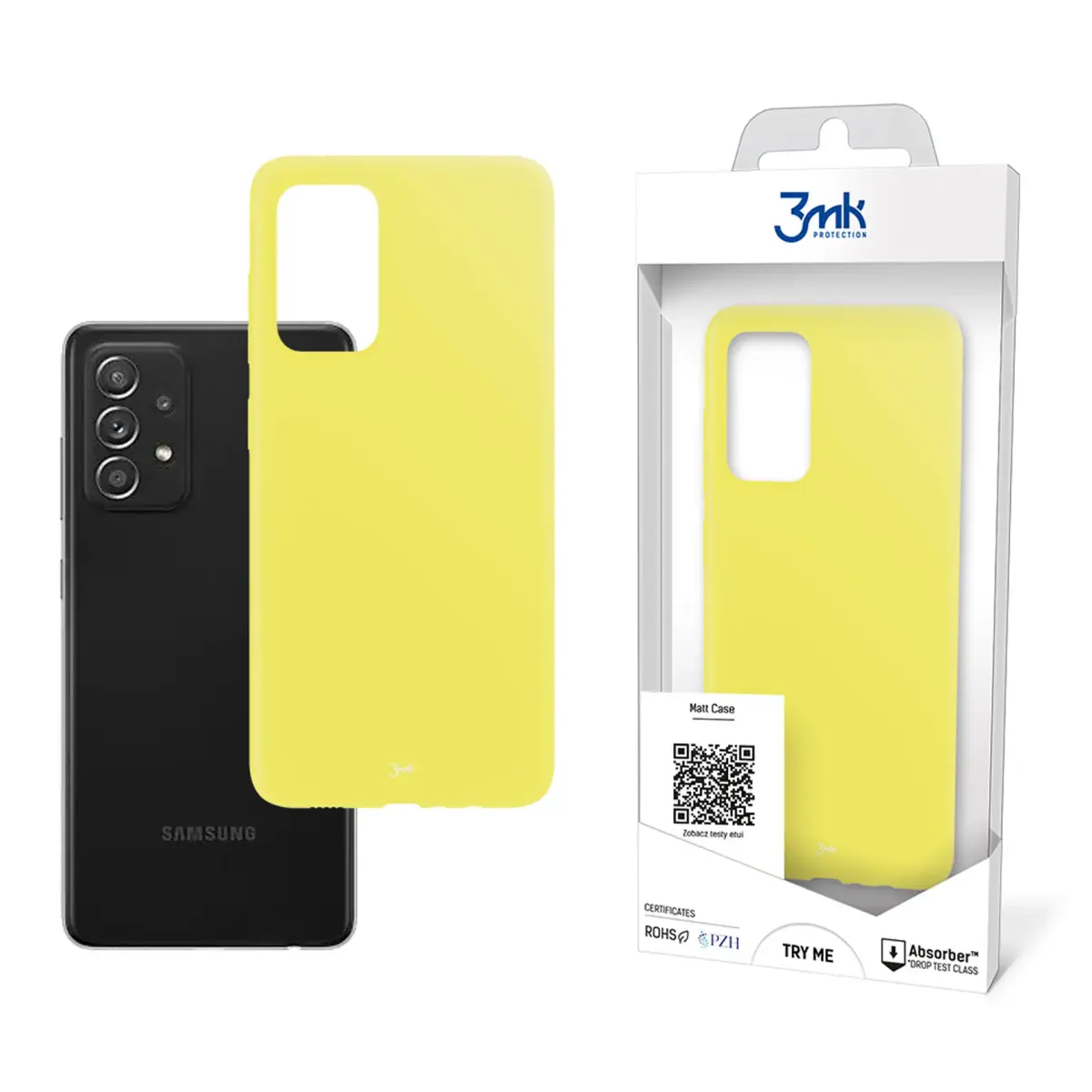 Samsung Galaxy A52 4G|5G A52s 5G - 3mk Matt Case lime