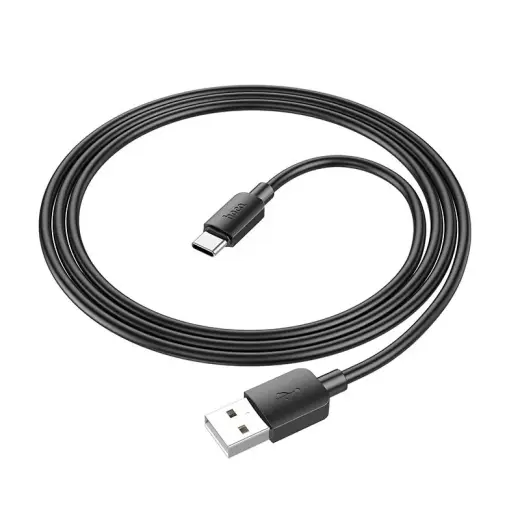 Hoco X96 duomenų perdavimo ir įkrovimo laidas | USB-A į USB-C | PD | 27W | 1m | juodas