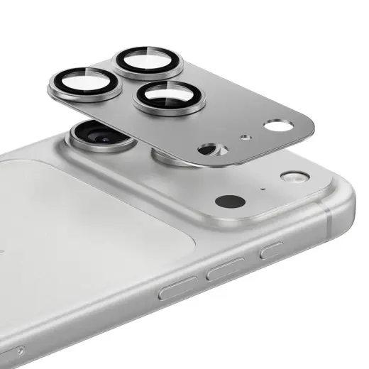 Benks Tempered glass Glass Warrior Metal Integrated Lens Protector (C070) for Iphone 17 Pro Max (lens 3 pieces) white