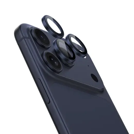 Benks Tempered glass Glass Warrior Lens Protector on camera for Iphone 17 Pro/17 Pro Max (lens 3 pieces) blue