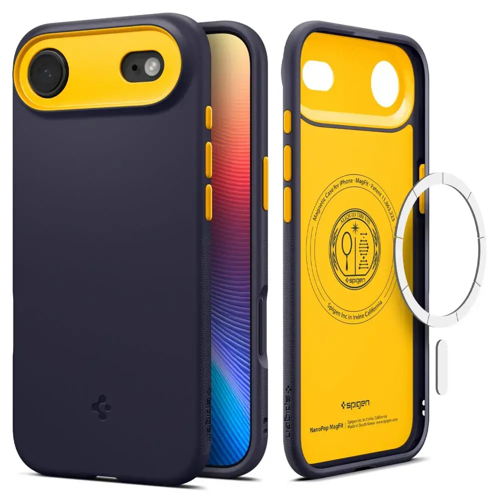 Spigen Nano Pop MagSafe Case for iPhone 17 Air - Navy Blue