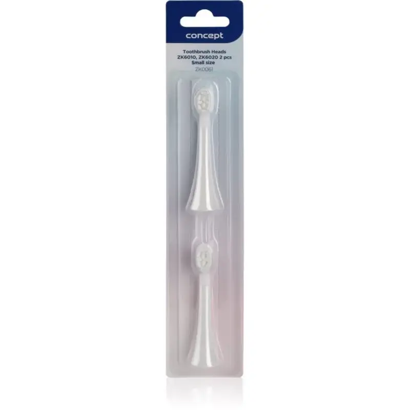 Concept Replacement Heads for Children's Toothbrushes ZK6010, ZK6020 Small ZK0061 2pcs