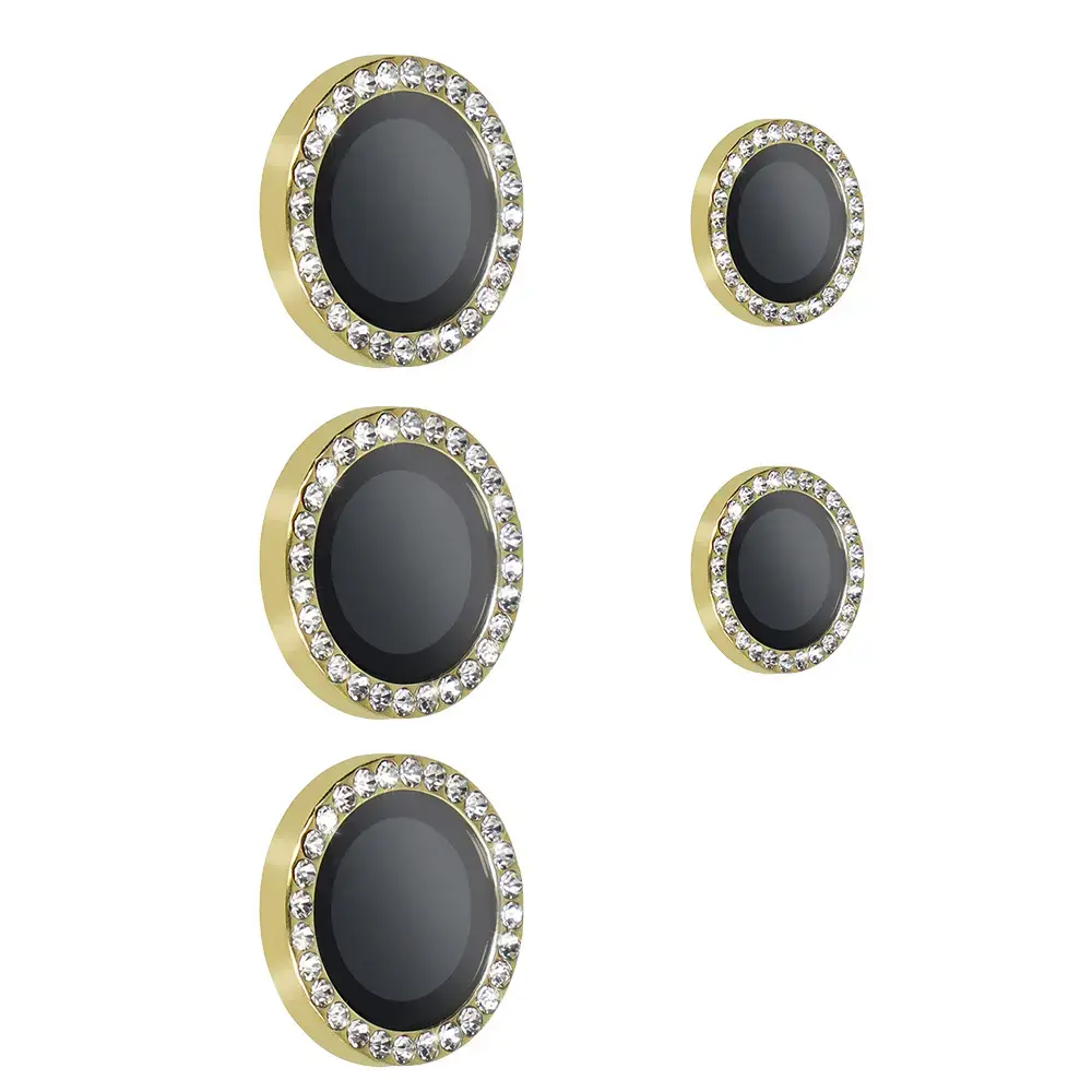 Tempered Glass HARD DIAMOND for camera (LENS) for Samsung Galaxy S26 Ultra gold (lens 5 pieces)
