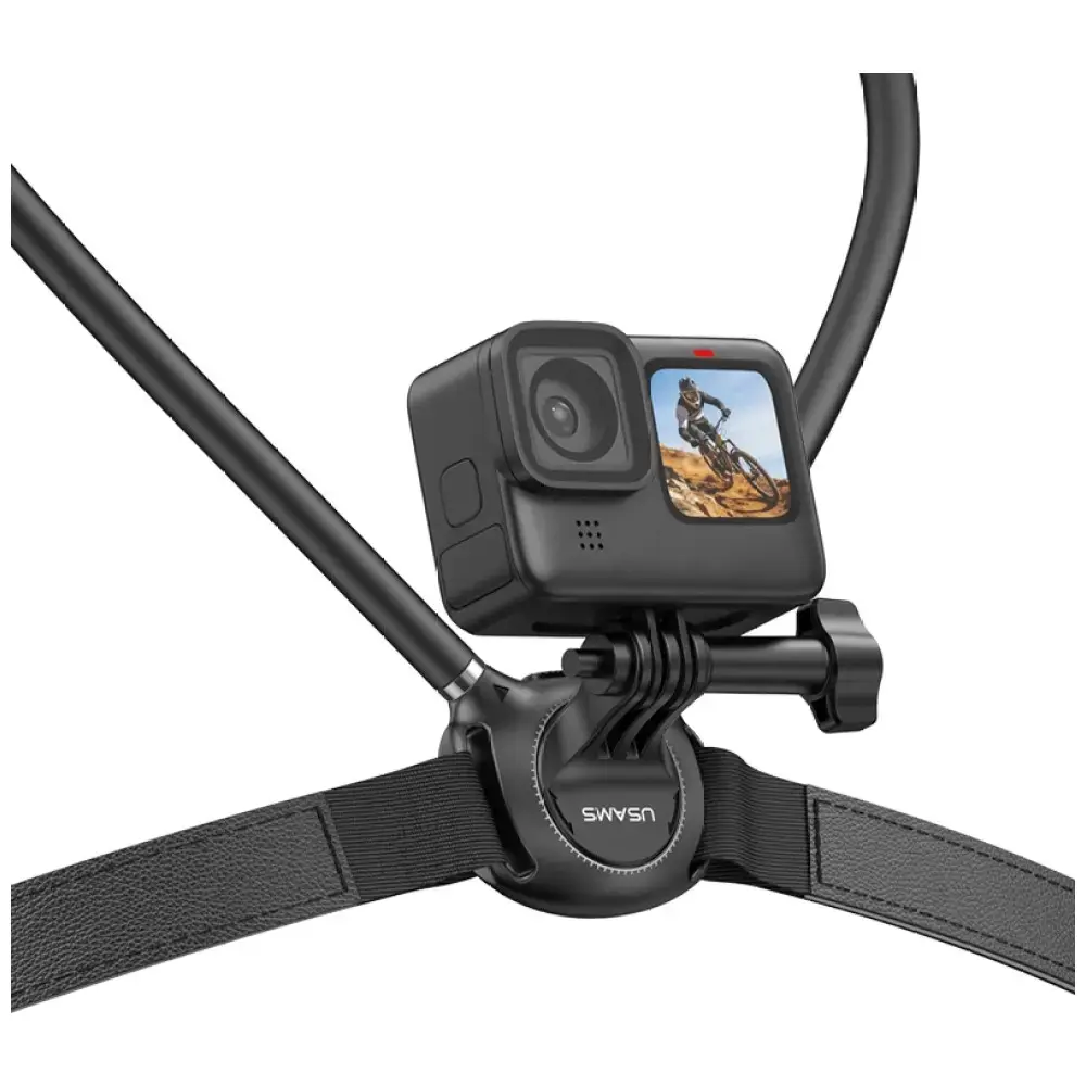 Neck Mount for sport camera USAMS JoyGo Joy01 black