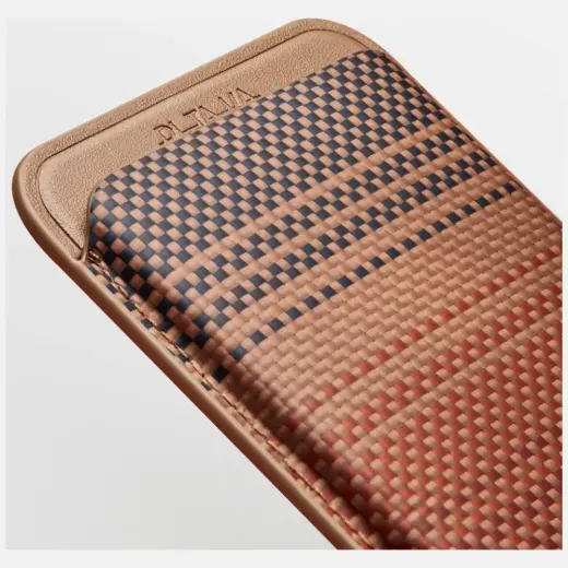 Magnetic wallet PITAKA Woven Wallet MagSafe for phone sunset Photo
