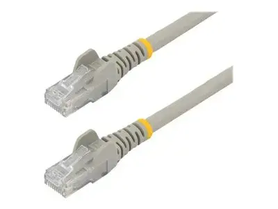 StarTech.com 50cm CAT6 Ethernet Cable - Grey Snagless Gigabit CAT 6 Wire - 100W PoE RJ45 UTP 650MHz Category 6 Network Patch Cord UL|TIA (N6PATC50CMGR) - patch cable - 50 cm - gray