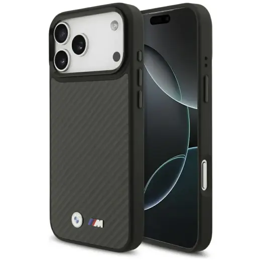 BMW M Kevlar Matt MagSafe Case for iPhone 17 Pro Max Black