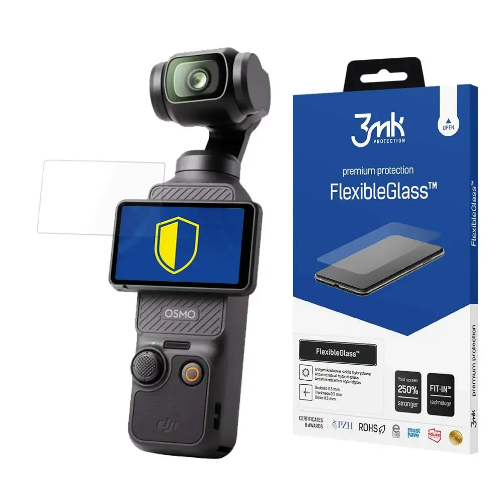 DJI Osmo Pocket 3 - 3mk FlexibleGlass™ screen protector