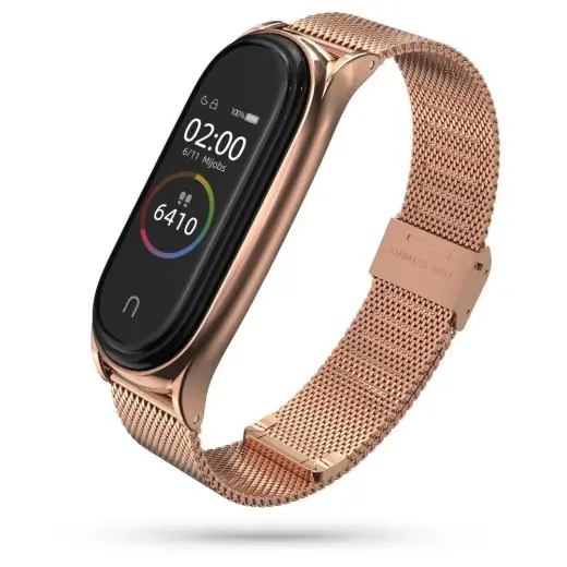 Tech-Protect MilaneseBand strap for Xiaomi Mi Smart Band 7 | 7 NFC - pink