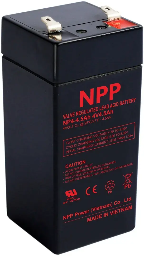 NPP Battery 4V 4.5Ah T1(F1)