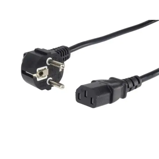 Fusion PC | PSU kabelis 230V | 16A | 1m melns