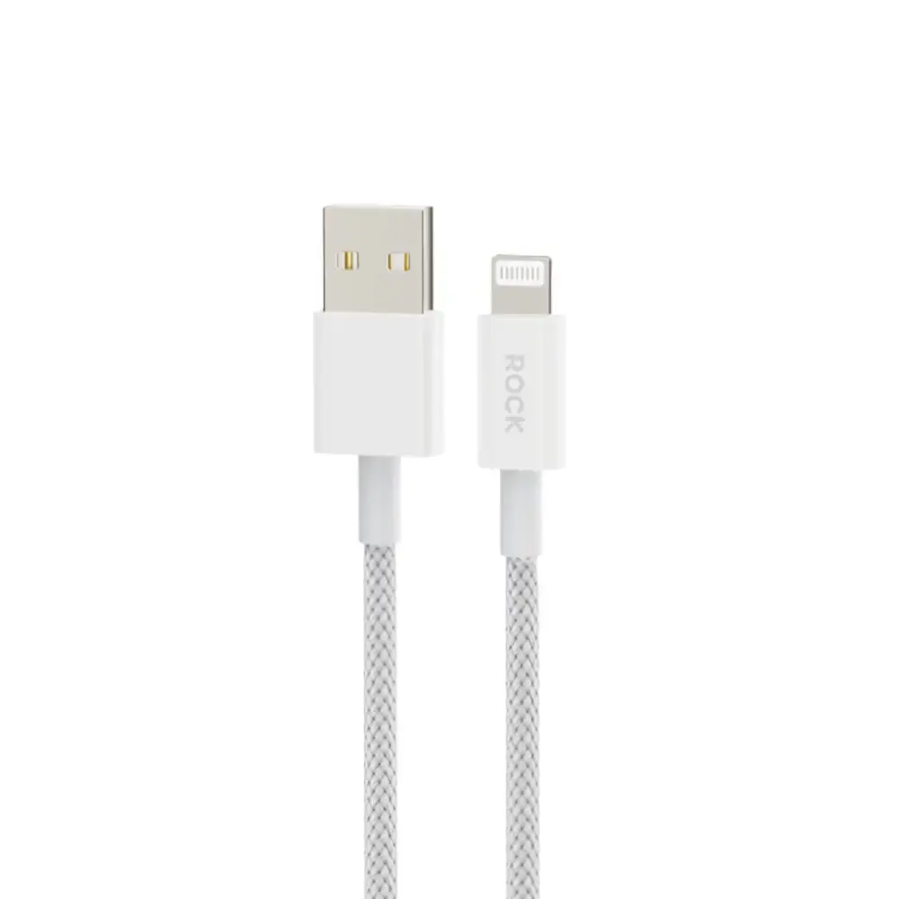 Rock Z20 Flash Charge Series data transfer and charging cable | USB-A to Lightning | 12W | 1m | white