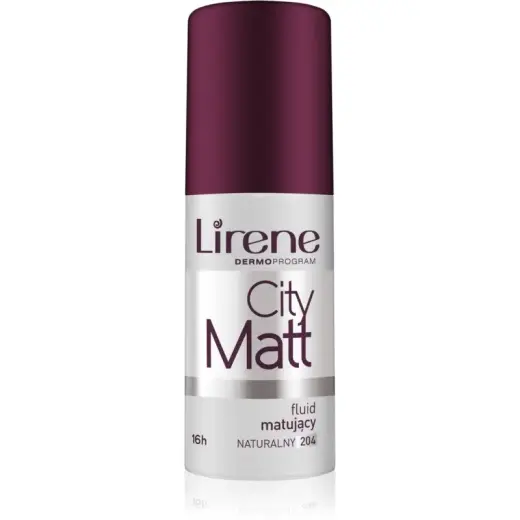 Lirene City Mattifying Liquid Foundation 204 Natural 30 Ml