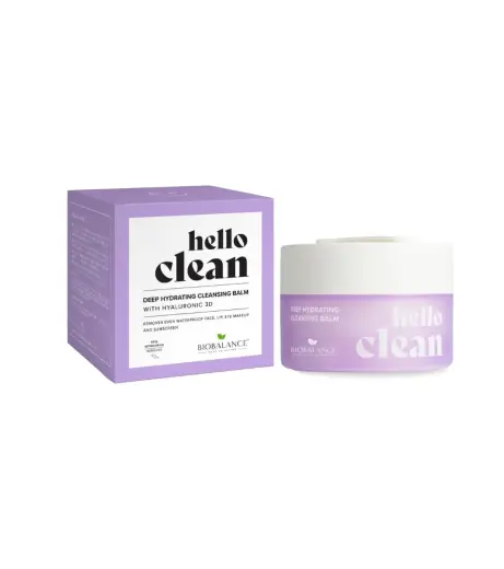 Bio Balance, Hello Clean Deep Hydrating, Hydrating & Cleansing, Cleansing Balm, For Face & Eyes, 100 ml