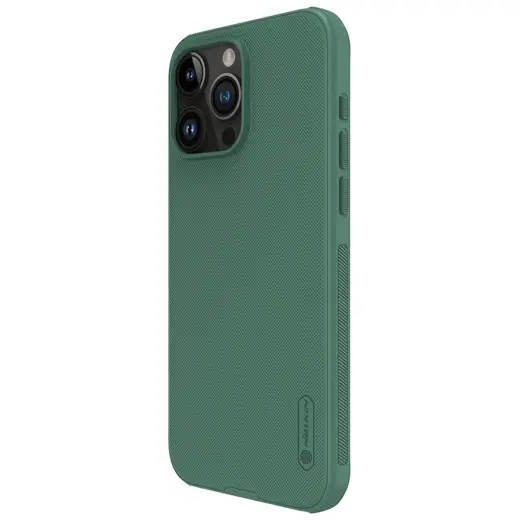 Nillkin Super Frosted PRO Back Cover for Apple iPhone 15 Pro Max Deep Green (Without Logo Cutout)
