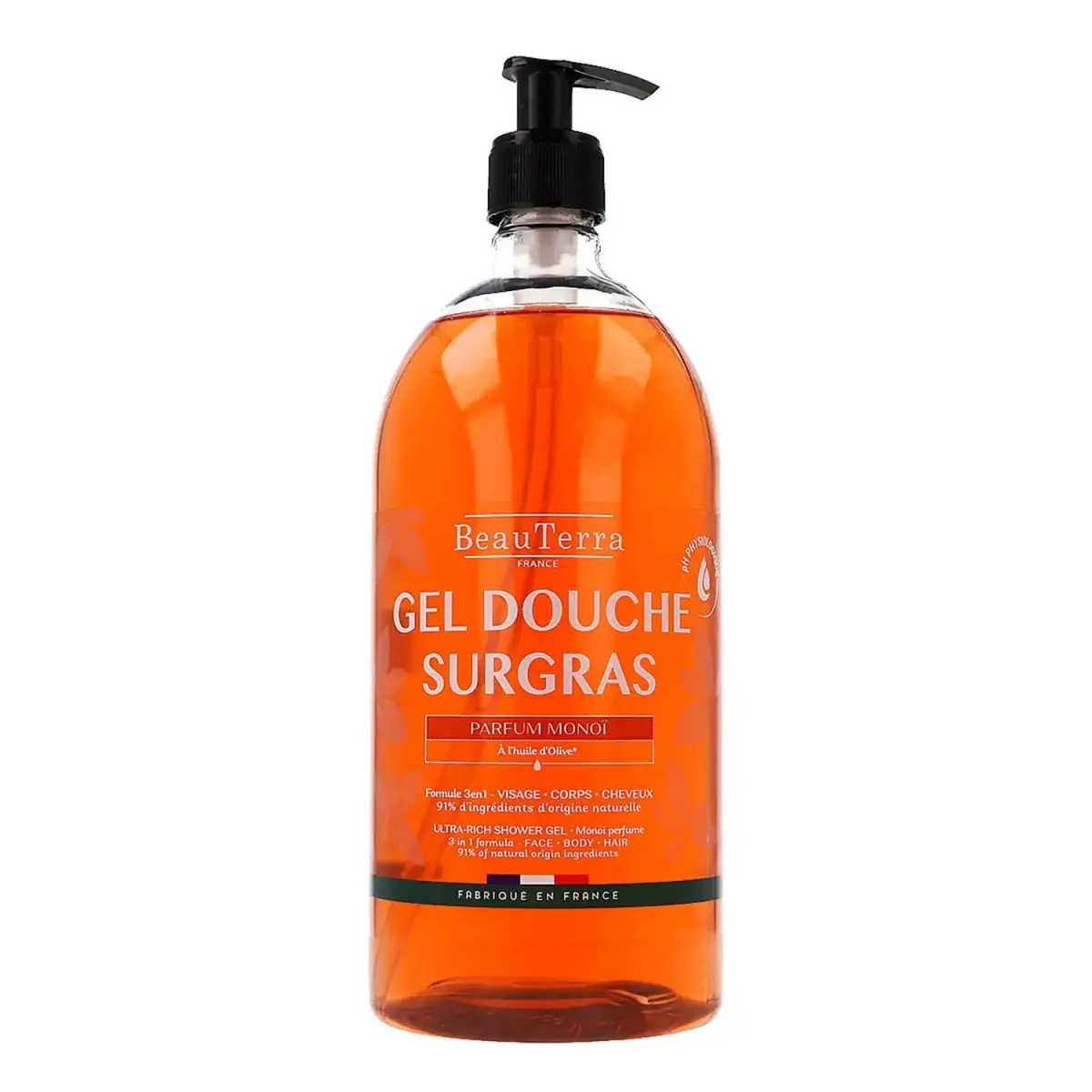 BEAUTERRA Monoi Shower Gel 1000ml (3401360148222)