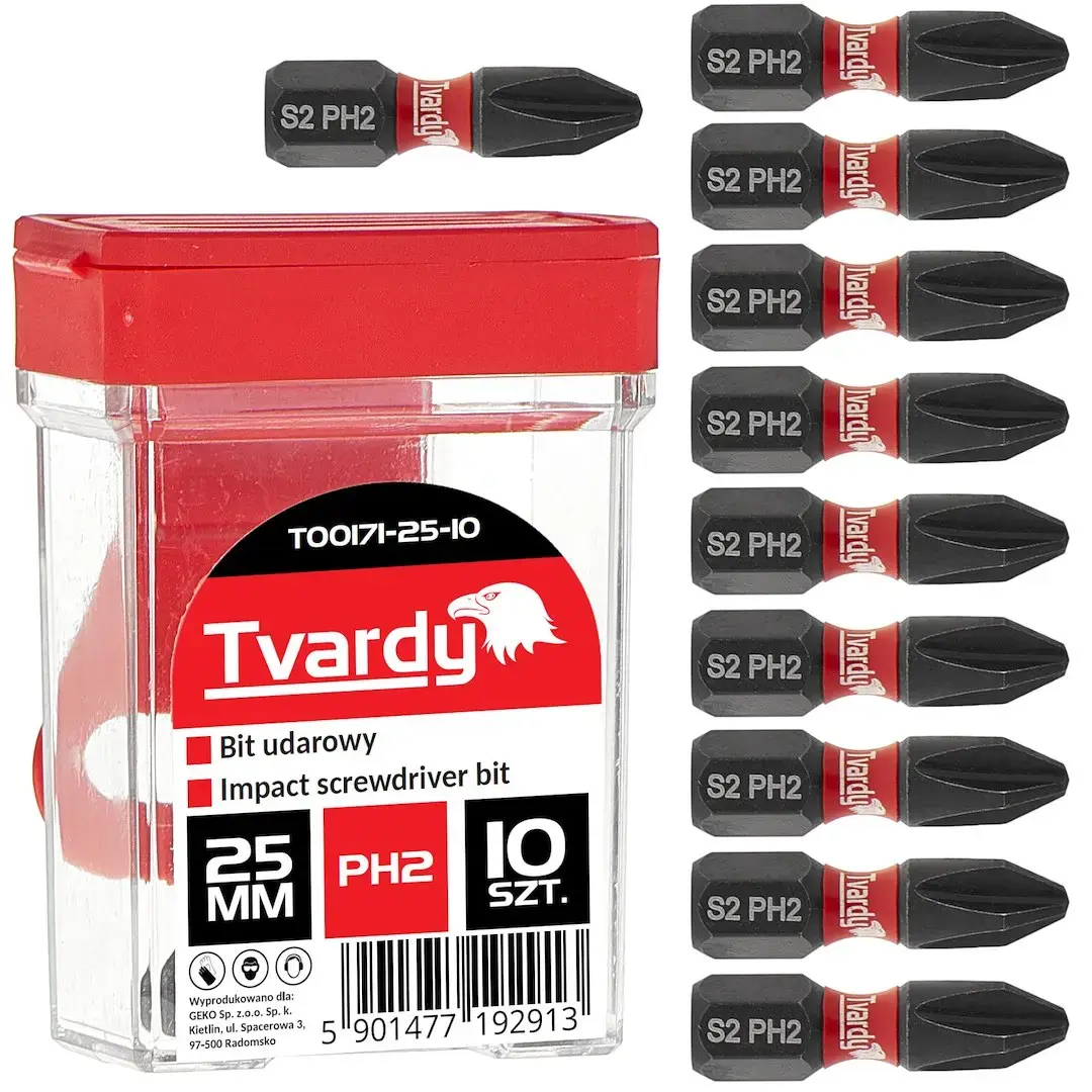 Triecienurbja uzgalis PH2 25mm S2 – kaste