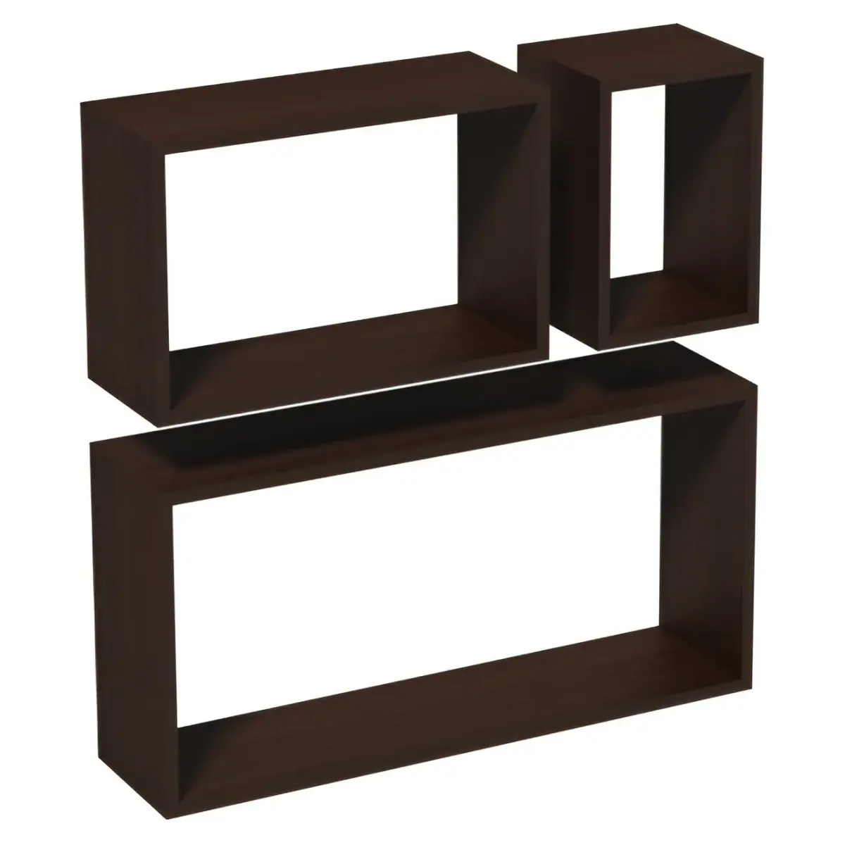 VELANO Shelf set FRS wenge square x3