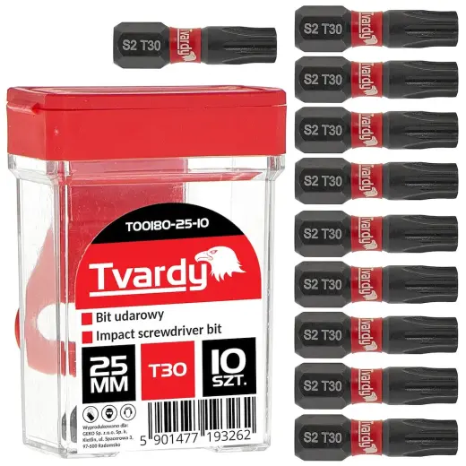Löökkruvikeeraja otsik T30 25mm S2 – karp